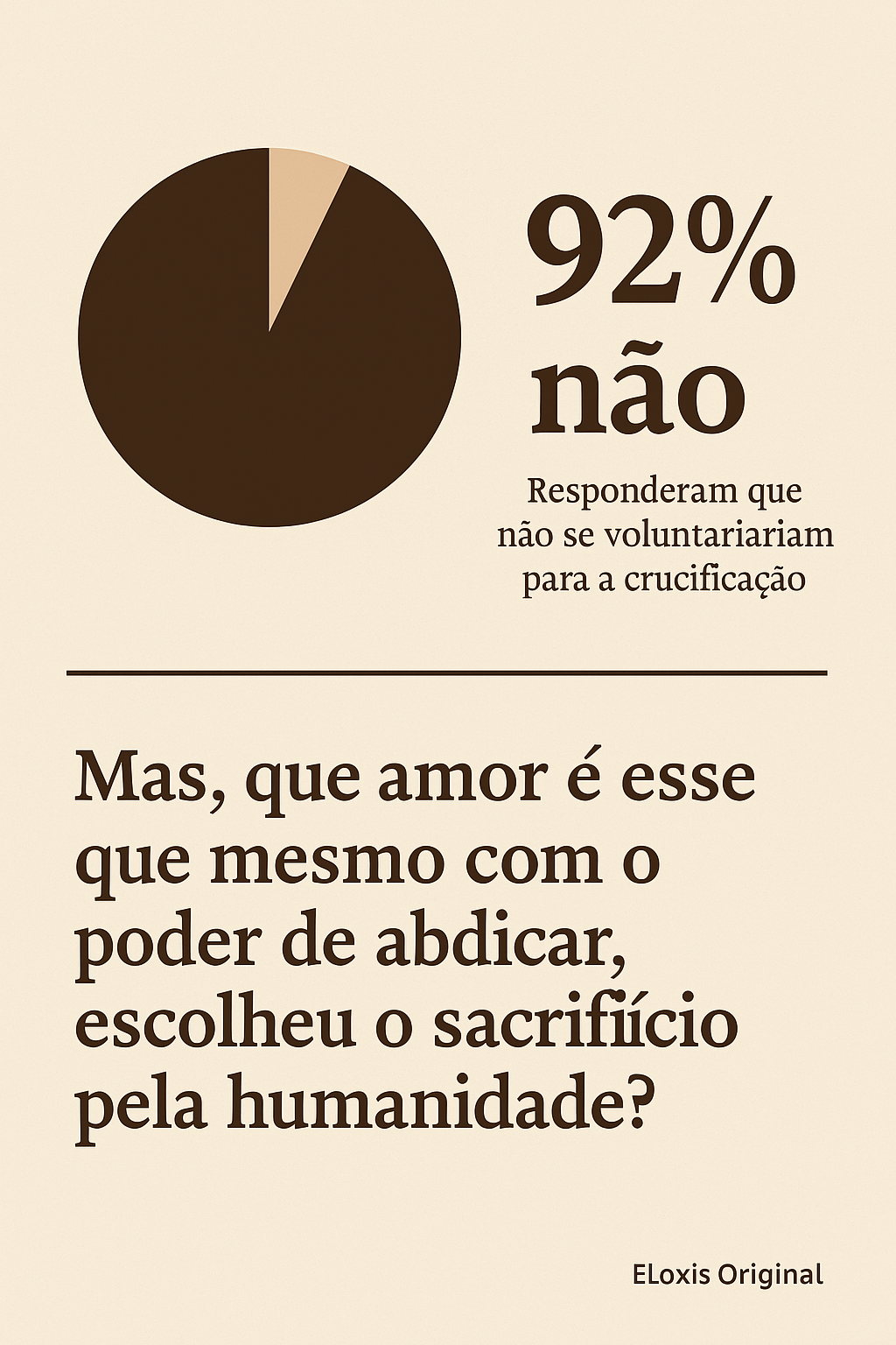 Amor e Sacifício na Cruz - Paixão de Cristo